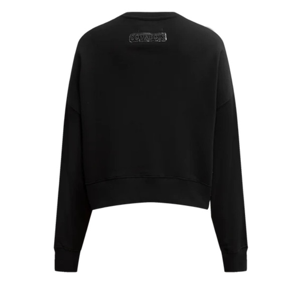Pro Standard “NFL Dallas Cowboys” Triple Black Women’s Sweatshirt Size 2XL - Picture 2 of 11
